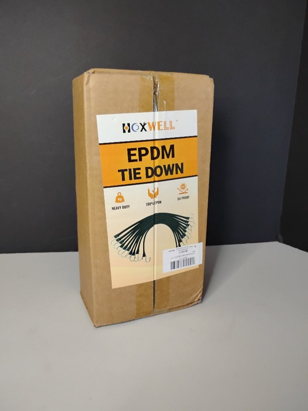 Hoxwell EPDM Rubber Bungee Cords Set 15" 21" 31"